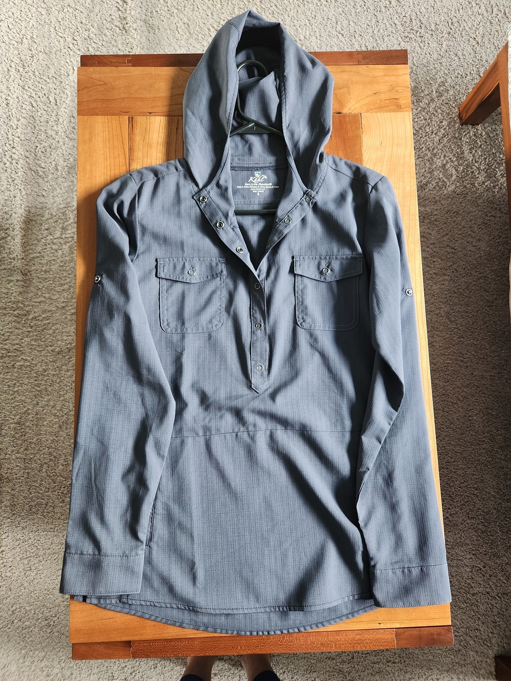 Kuhl Women's Slate Blue Hoodie Pullover